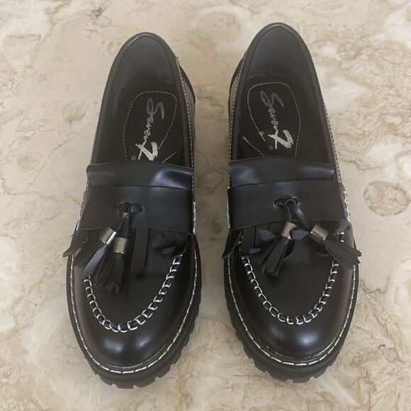 Seven7 Tassel Faux Leather Loafers - Picture 4 of 12